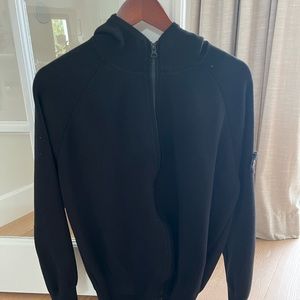 Stone Island Black Zip Up Sweater